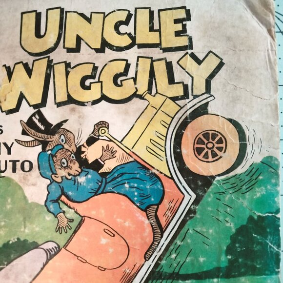 Uncle Wiggily And His Funny Auto By Howard R Garis Antique Book Cover 1930s - Picture 3 of 7